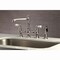 Kingston Brass KS7276PLBS English Country 8" Bridge Kitchen Faucet W/ Sprayer, Nickel KS7276PLBS - alternate 4